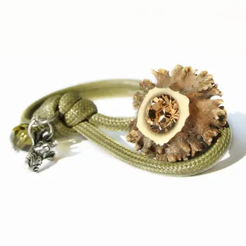 S Punkt bracelet green with swarovski elements