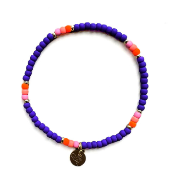 Super Gem Perlenarmband Mini Roc purple