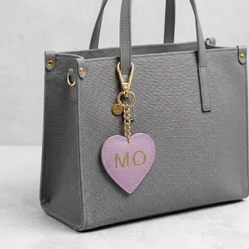 Trixi-Gronau Leder Herzanhaenger Coeur rosa style tasche
