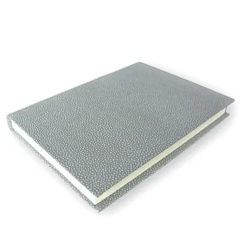 Mazzi, graues DIN A5 Notizbuch, Skivertex, Tagebuch, Trixi Gronau