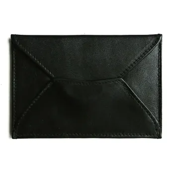 Trixi Gronau, MIRA, mini envelope for businesscards, nappa black