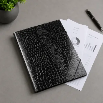 Preview: Trixi Gronau, Sami, binder, croco black, style