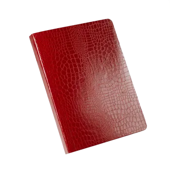 Trixi Gronau, Sisi, A4 folder, croco pattern red