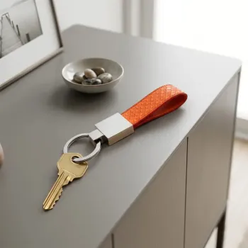 Trixi Gronau, key chain, Titus, snake leather, style