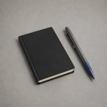 Preview: Vida, schwarzes DIN A7 Notizbuch, Quinel, Tagebuch, Trixi Gronau, style