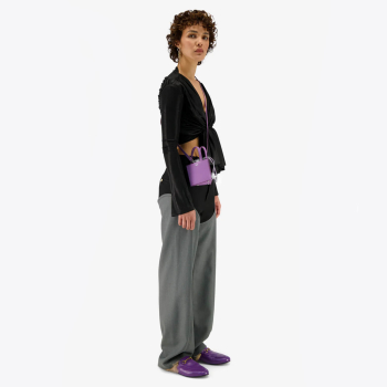 Talel Tote Bag triangle M purplez, style