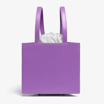 Talel Tote Bag triangle M purplez, front