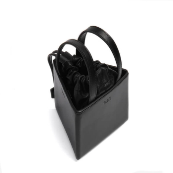 Talel Tote Bag triangle S schwarz, front