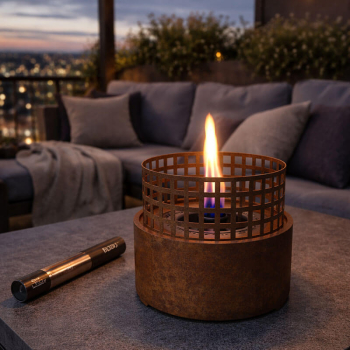 Preview: TTenderflame Kerze Paarl 3W, rust, style