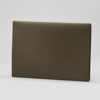 Treuleben Leder Envelope Pocketfolio umschlag ranger green, Rückseite