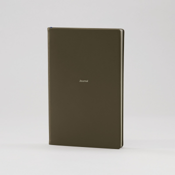 Treuleben Leder Journal ranger green, Frontansicht