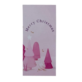 TRIXI GRONAU Mini-Weihnachtskarte Wonderland Merry Christmas in Rosa und Pink