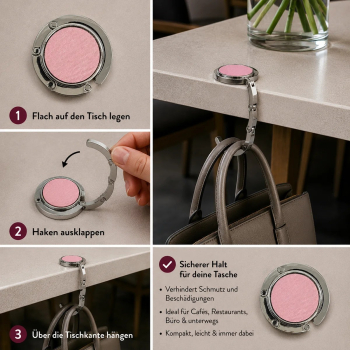Preview: Trixi Gronau Taschenbutler ERIN Dollaro rosa