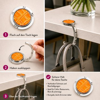 Preview: Trixi Gronau Taschenbutler ERIN Dakar metallic orange