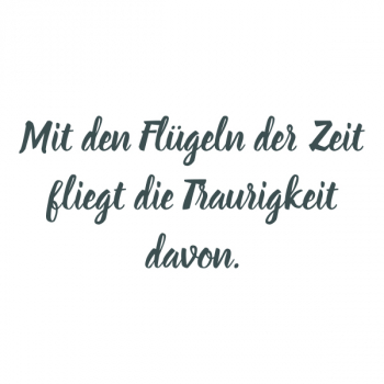 Trixi Gronau, Trauerkarten, Farbe druck dunkelgrau, Flügel der Zeit, B6