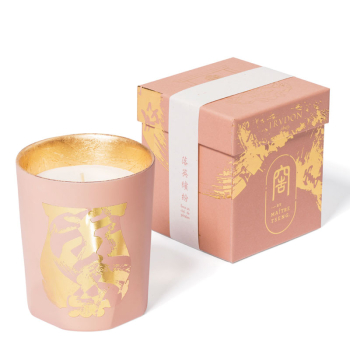 Preview: Cire Trudon, scented candle, in glass, Maitre TsengxTrudon SOUS UN CIEL DE PÉTALES  pink gold giftbox