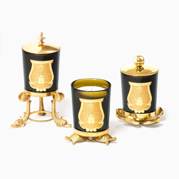 Trudon ROUND CANDLE TOPPER, brass, variation