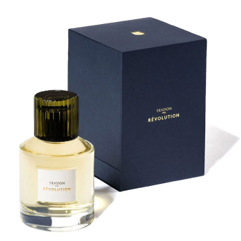 Preview: Trudon, Eau de Parfum RÉVOLUTION transparenter Flakon und grüner Verschluß, Geschenkbox