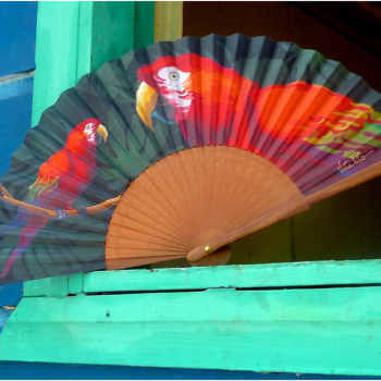 Vera Pilo, Fan, Jaco, Parrot, multi colored, style
