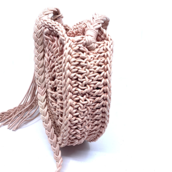 Crossbody Tasche Jayne powder, gehäkelt, innen