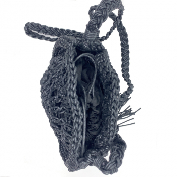 Crossbody Bag Jayne black, crochet pattern, detail pattern