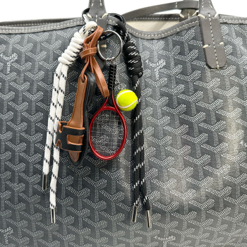 Preview: Vimoda Bag Charm Sandal black, Racke red, black, white, brown, style