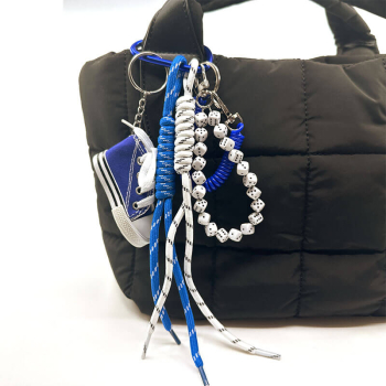 Preview: Vimoda Bag Charm Sneaker blue, detail