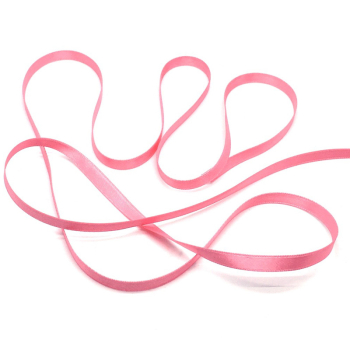 SATI Geschenkband rosa, Material Satin Farbe rosa Breite 6 mm Ausstattung ohne Draht
