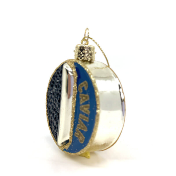 Preview: Wondels WEihnachtsdekoration Kaviar Dose, Seitenansicht