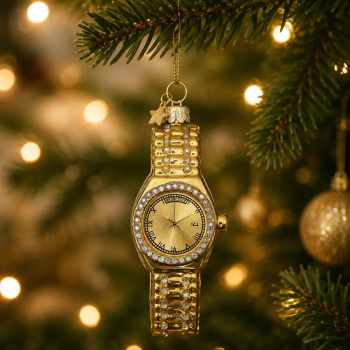 Vondels Weihnachtsdekoration Armbanduhr Gold
