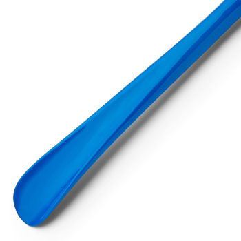 Utile4 Schuhanzieher Eschenholz Lanyard Fluo blau, detail Schuhlöffel