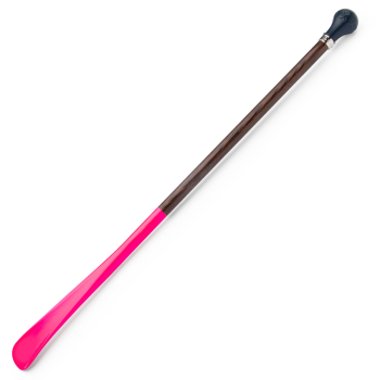 Utile4 Schuhanzieher Eschenholz Lanyard Fluo pink, front