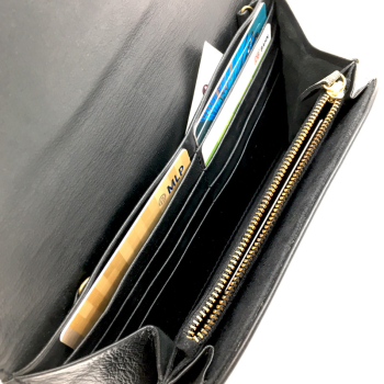 Zawadi Clutch Mary stingray black, inside