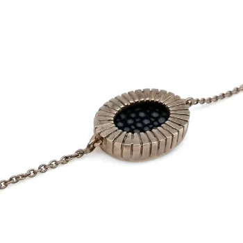 a cuckoo moment bracelet Lipsy, Rosegold, Stingray black, detail