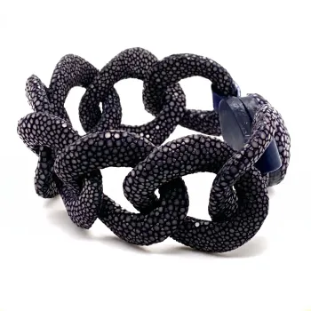 cuckoo moment Rochen Gliederarmband schwarz