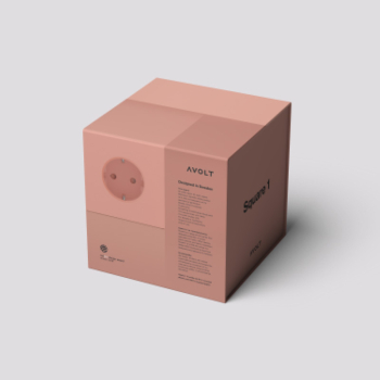 Avolt Square 1, Multi Charging cube, old pink, giftbox