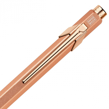 Caran d'Ache, Kugelschreiber, rosegold, Detail Clip