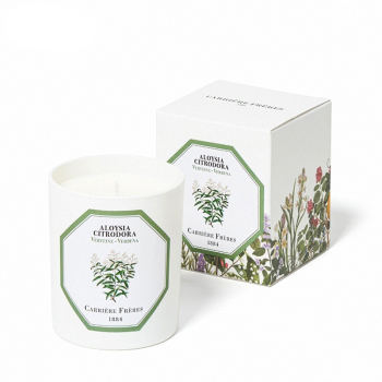 Carrière-Frères, Duftkerze,  Verveine,im Glas, Gift Box , front