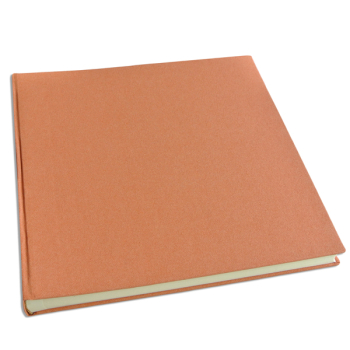 Photoalbum Ffabia, 30 x 30 cm, Nubuk orange