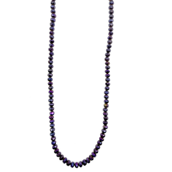 I-Conically- eyeglass chain Can Can purple, , detail crystals