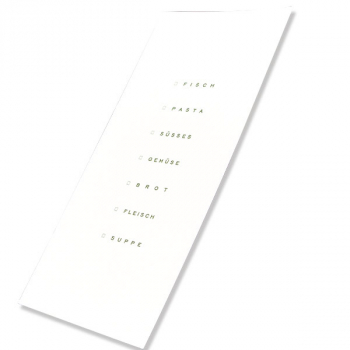 Invitationcard, print bordeaux, 10,5 cm x 21,0 cm, green