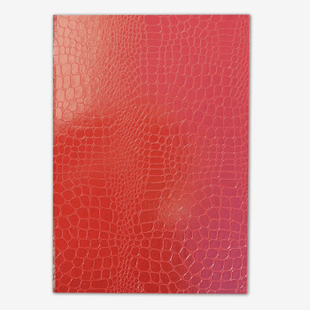 rotes DIN A4 Notizbuch, Skivertex, Tagebuch, Trixi Gronau