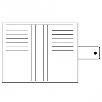 Purse Nina, by Trixi Gronau, Drawing of Distribution