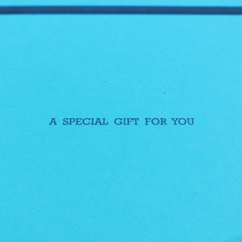 A-SPECIAL-GIFT-FOR-YOU gift box Material carton Overprint black