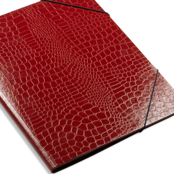 Sami, Sammelmappe A4, Croco red, Detail