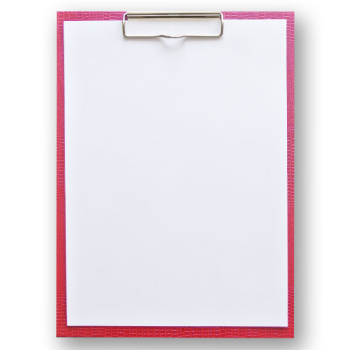 Clipboard A4 in pink lizard optics