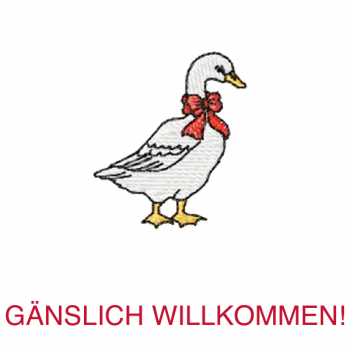 Gänslich invitation card, Detail