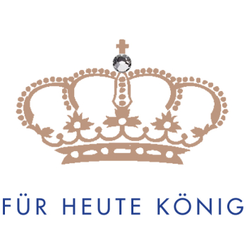 Trixi Gronau • FÜR HEUTE KÖNIG Greeting Card,Color Offset Printing multicolored,with swarovski elements, detail
