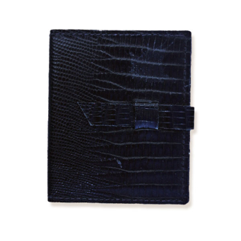 Album Bella, small leather photocase in black for 2 photos