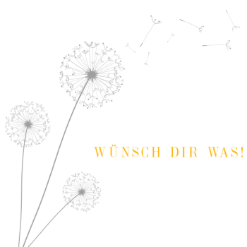make a wish gift-Greeting Card, Color white Offset printing red and grey, Detail